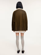Vintage bouclé tweed jacket in Chanel style