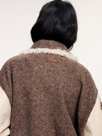 3D elf retro baseball cotton jacket