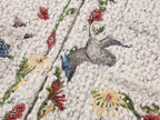 Magical garden floral embroidered tweed-style jacket
