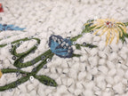 Magical garden floral embroidered tweed-style jacket