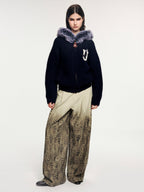 Feather washed denim jeans