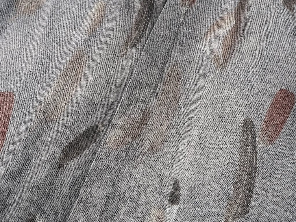 Feather denim shirt