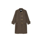 Vintage bird button pure wool coat