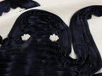 T-shirt with 3d tape embroidered undersea octopus