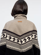 Year of the Horse limited fair isle cotton jacket