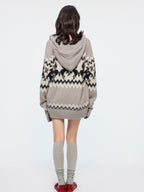 Year of the Horse limited fair isle hooded pullover