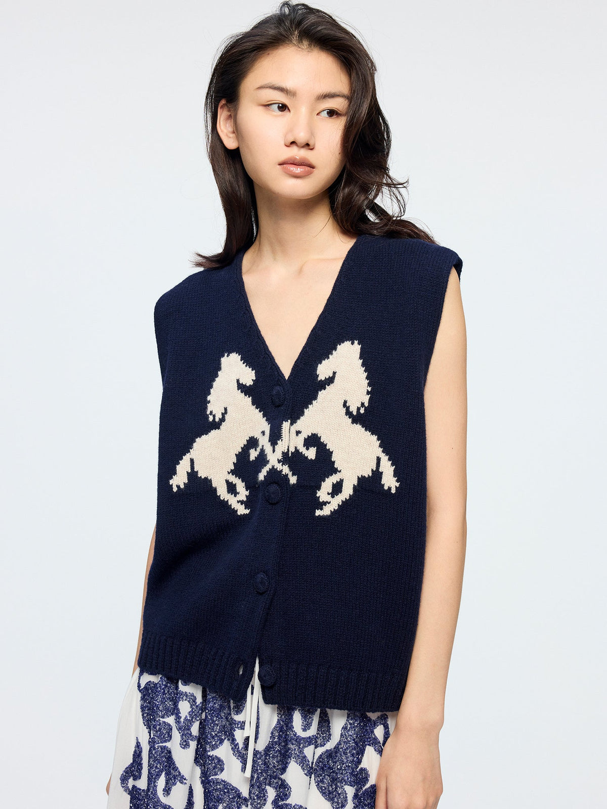 Year of the Horse limited knit vest