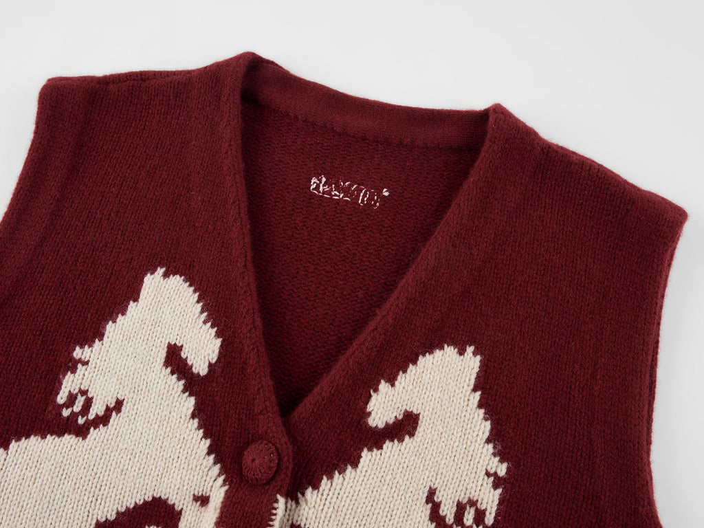 Year of the Horse limited knit vest