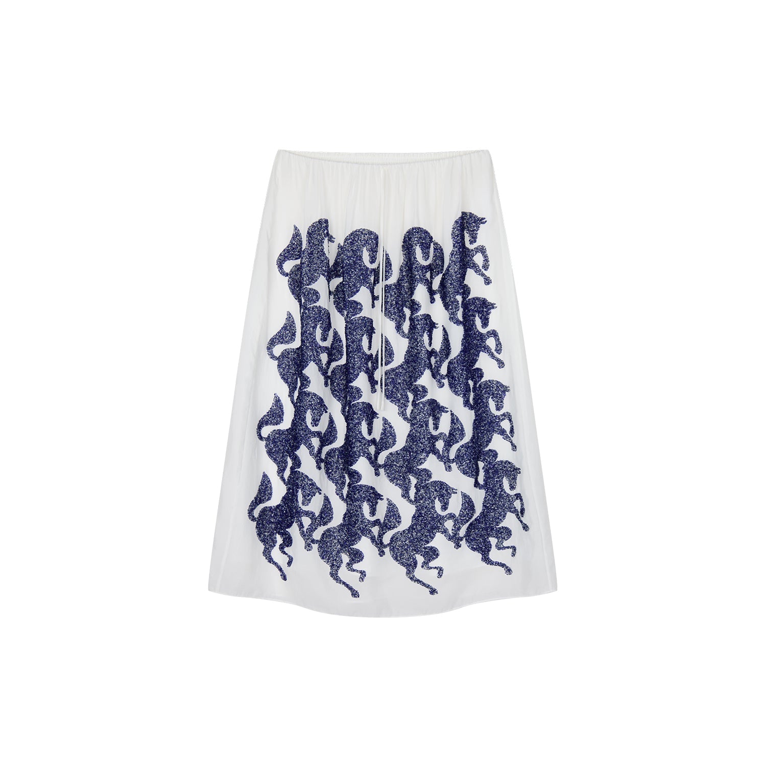 Year of the Horse limited sequin embroidered skirt