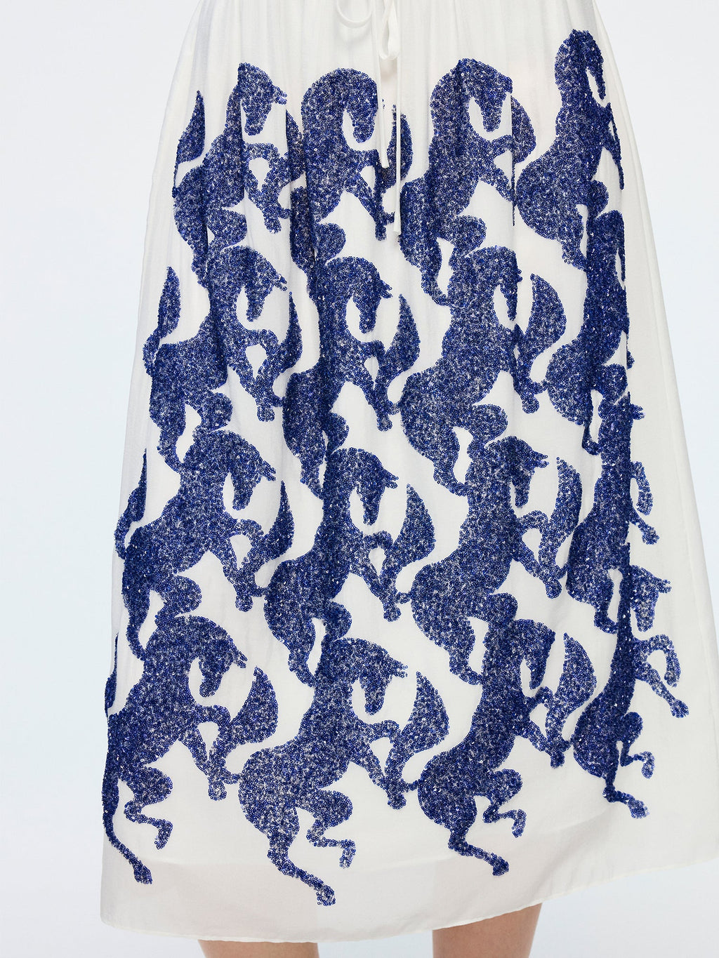 Year of the Horse limited sequin embroidered skirt