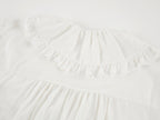Ruffle ribbon shirt