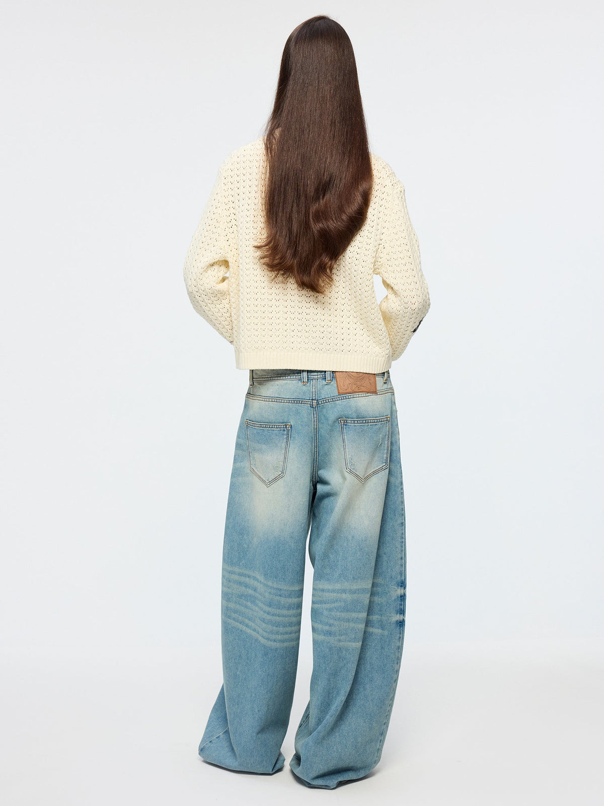 Embroidered bird cardigan