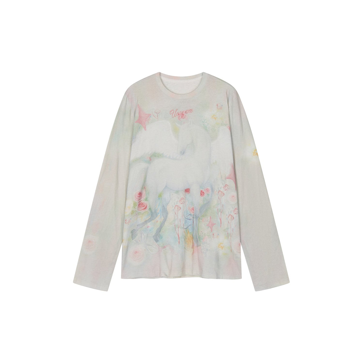 Painted pegasus long sleeve t-shirt