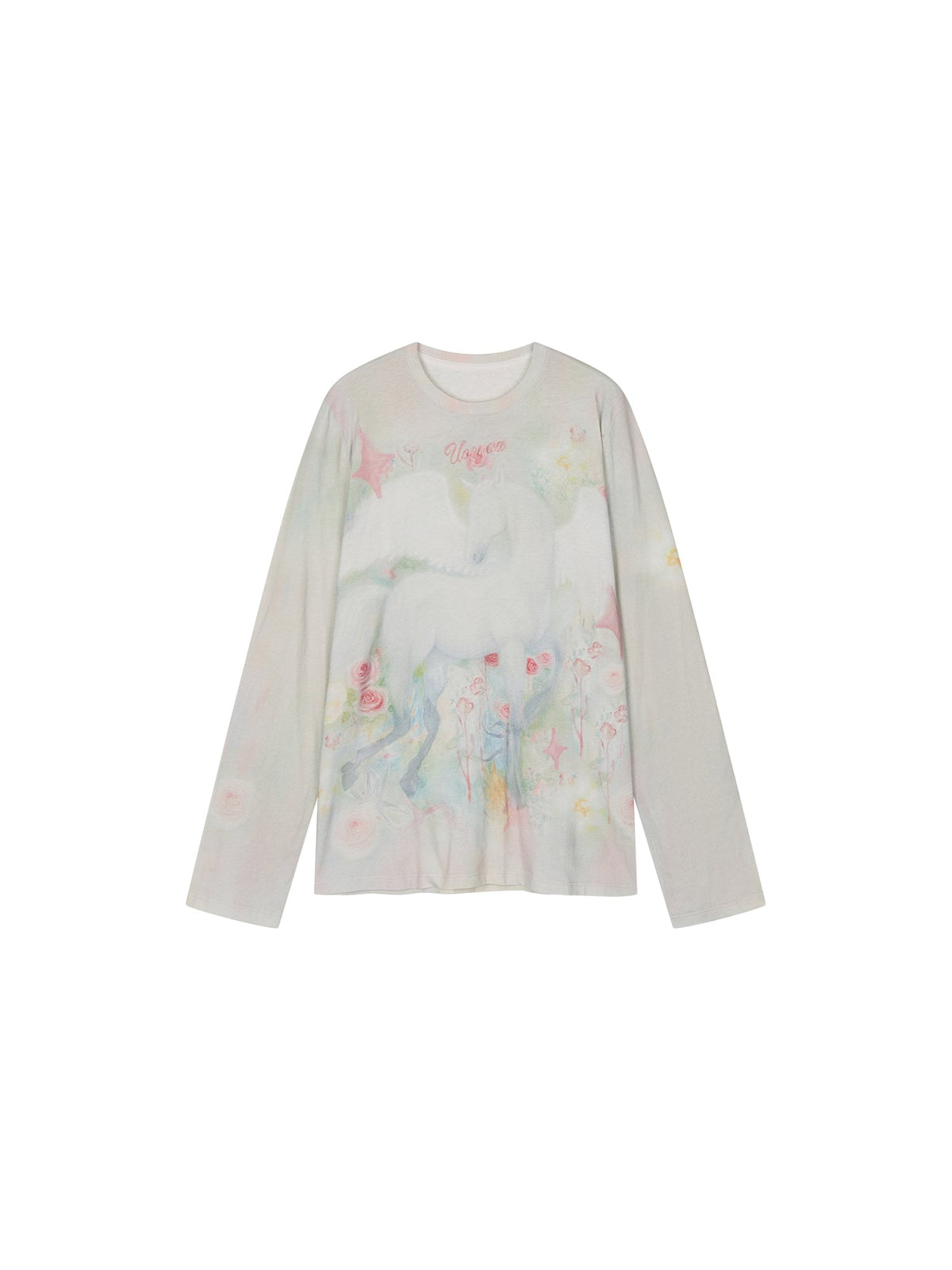 Painted pegasus long sleeve t-shirt