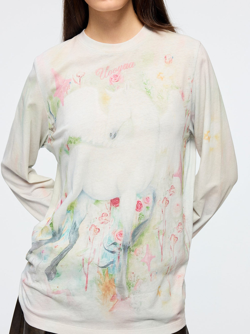 Painted pegasus long sleeve t-shirt