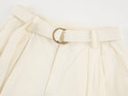 Pleated suit trousers