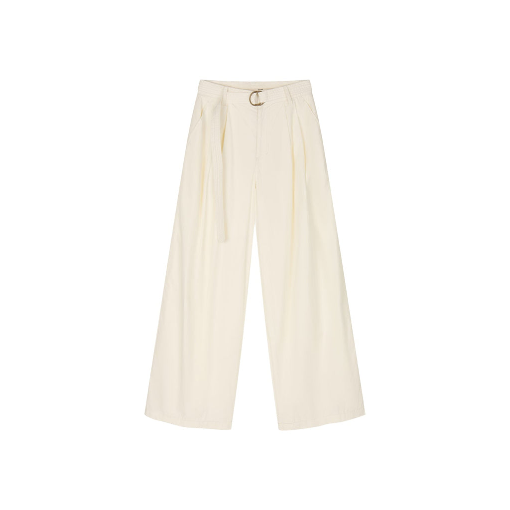 Pleated suit trousers