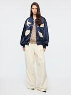Pleated suit trousers