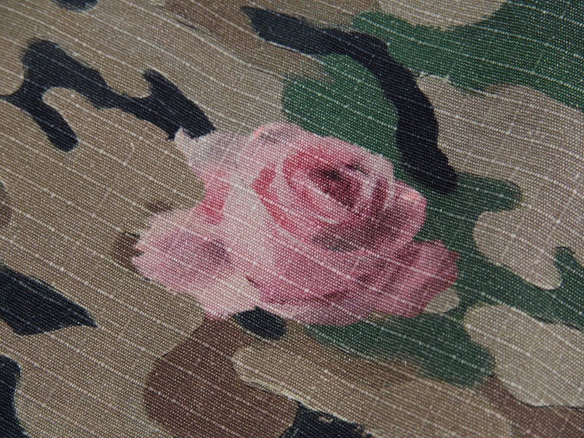 Rose camouflage five-pocket mini skirt