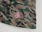 Rose camouflage five-pocket mini skirt