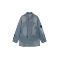 Bird button denim jacket
