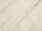 Lace patchwork tiered skirt