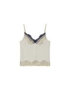 Mock layer lace camisole