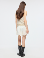 Mock layer lace camisole