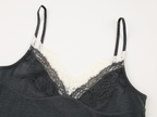 Mock layer lace camisole