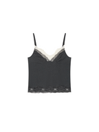 Mock layer lace camisole