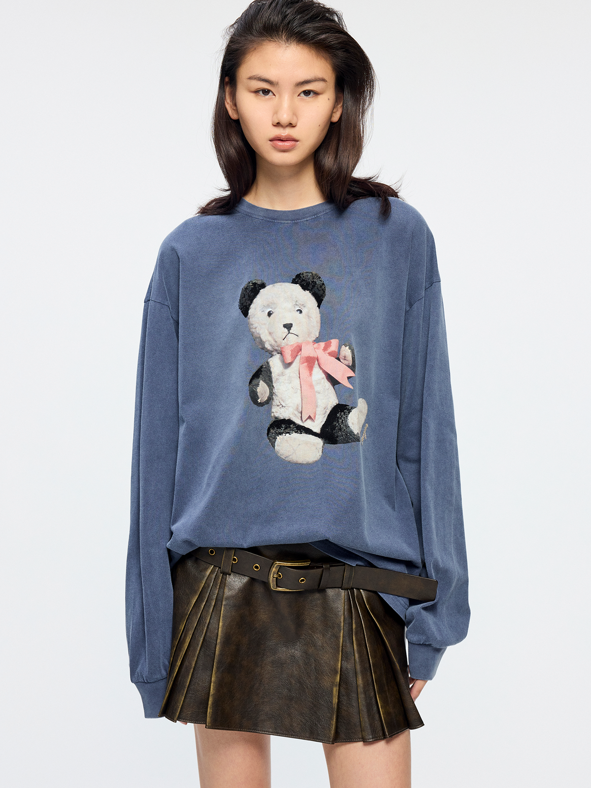 Panda old toy long sleeve T shirt