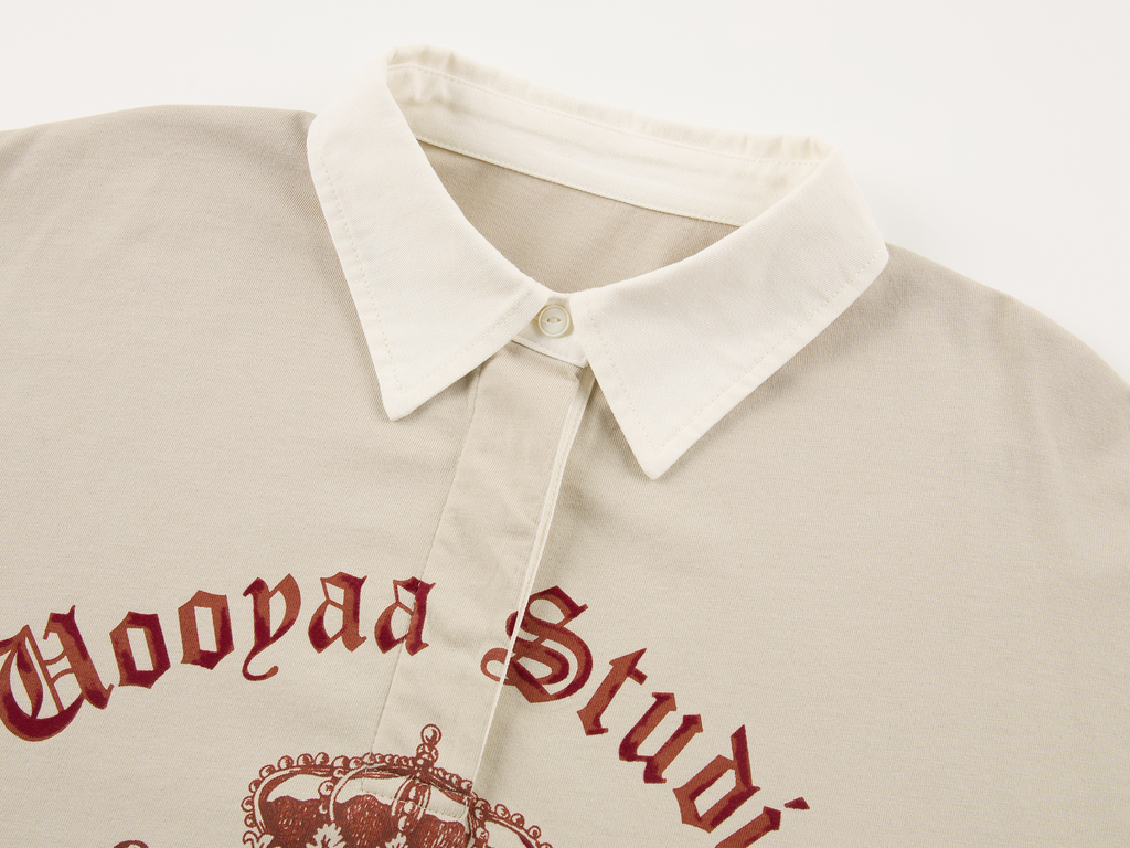 Vintage bear badge polo