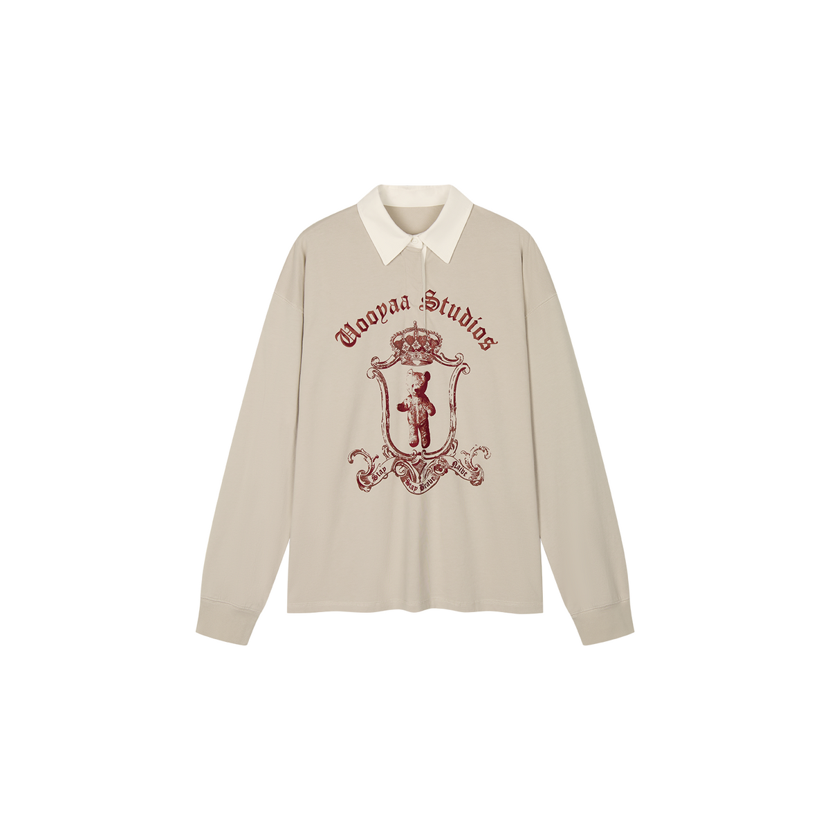 Vintage bear badge polo