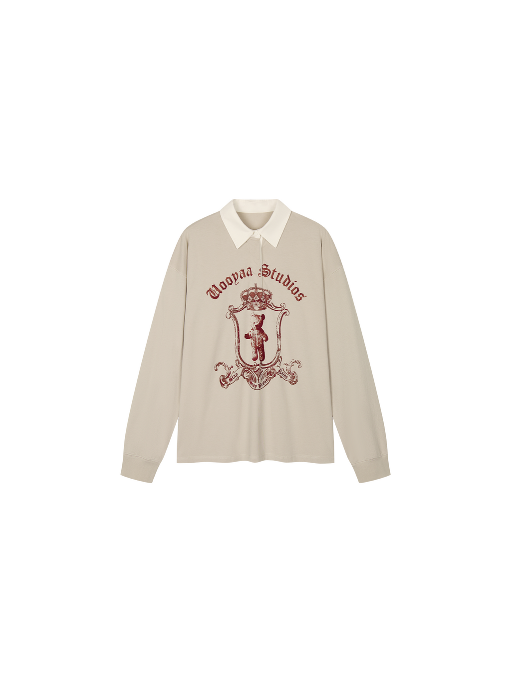Vintage bear badge polo