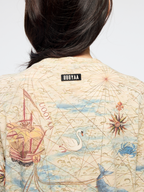 Vintage map long sleeve T shirt