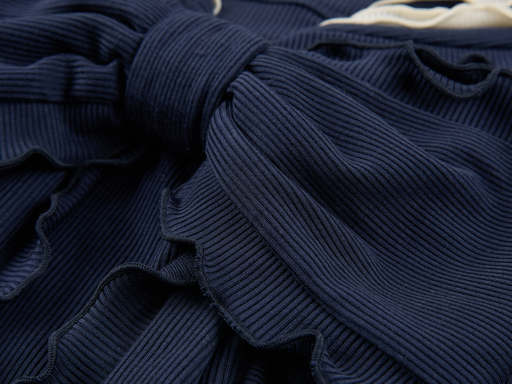 Sailor collar bow T shirt