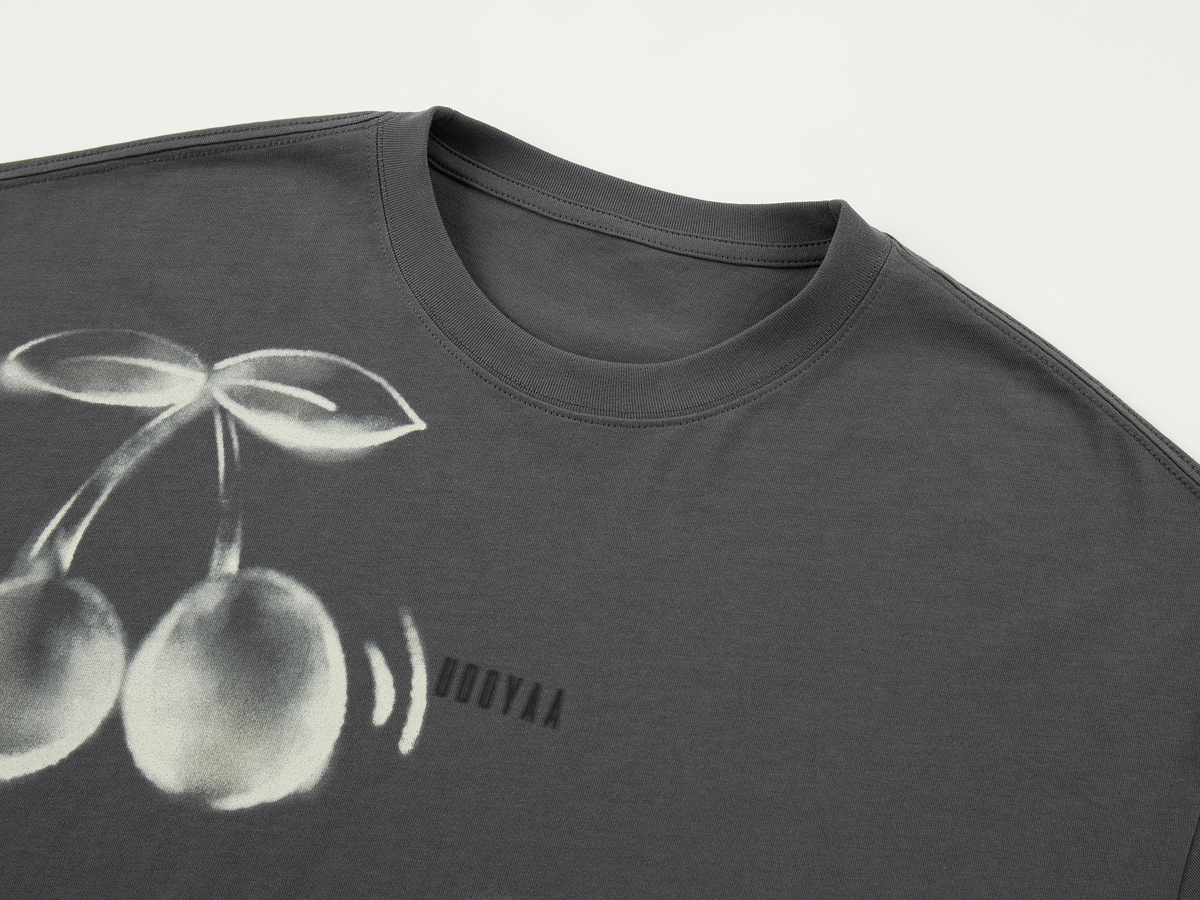 Sporty cherry long sleeve T shirt