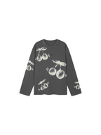 Sporty cherry long sleeve T shirt