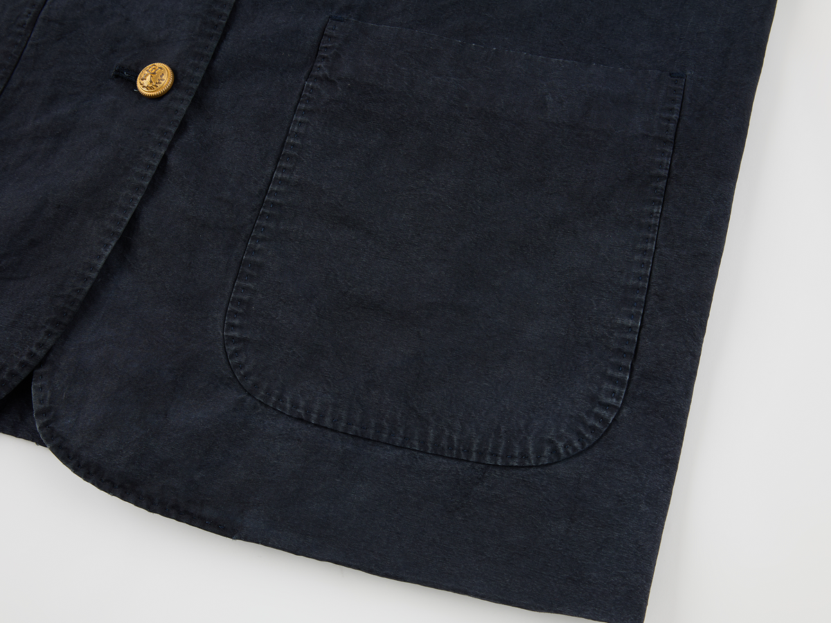 Vintage washed collegiate blazer