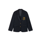 Vintage washed collegiate blazer
