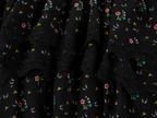 Floral ruffle tiered dress