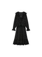 Floral ruffle tiered dress