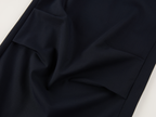 Machine washable wool pleated trousers