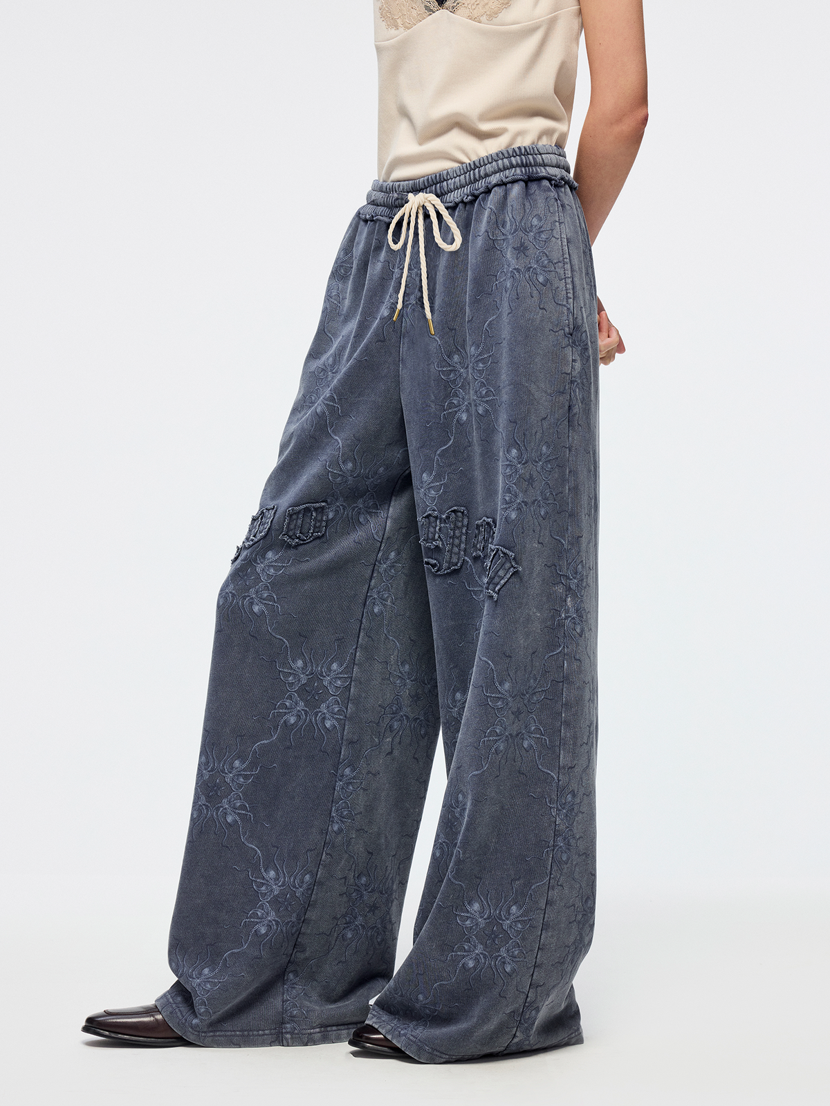Fantasy octopus print sweatpants