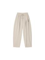 Angel print balloon sweatpants