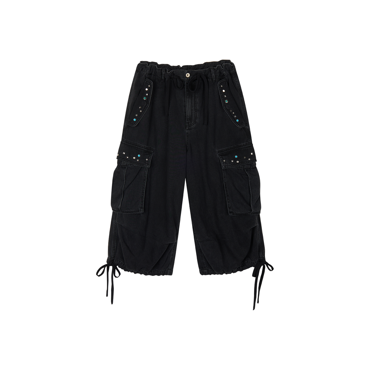 Studded cargo pants