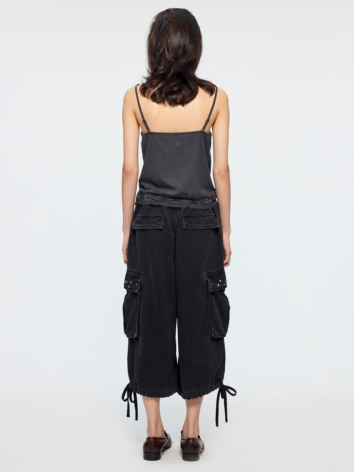 Studded cargo pants