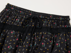 Floral tiered mini skirt