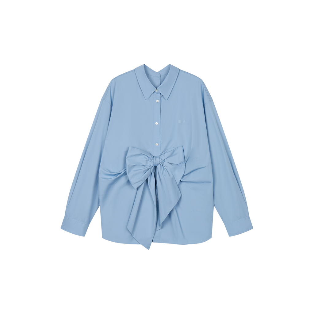 Bow reversible shirt