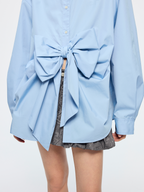 Bow reversible shirt